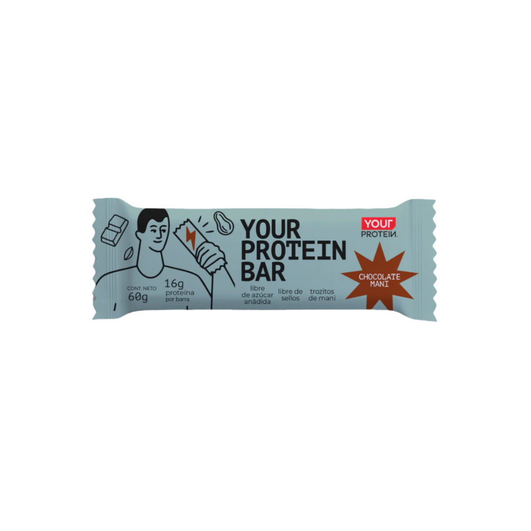 Barra Proteína Chocolate Maní Your Protein - 60 gr