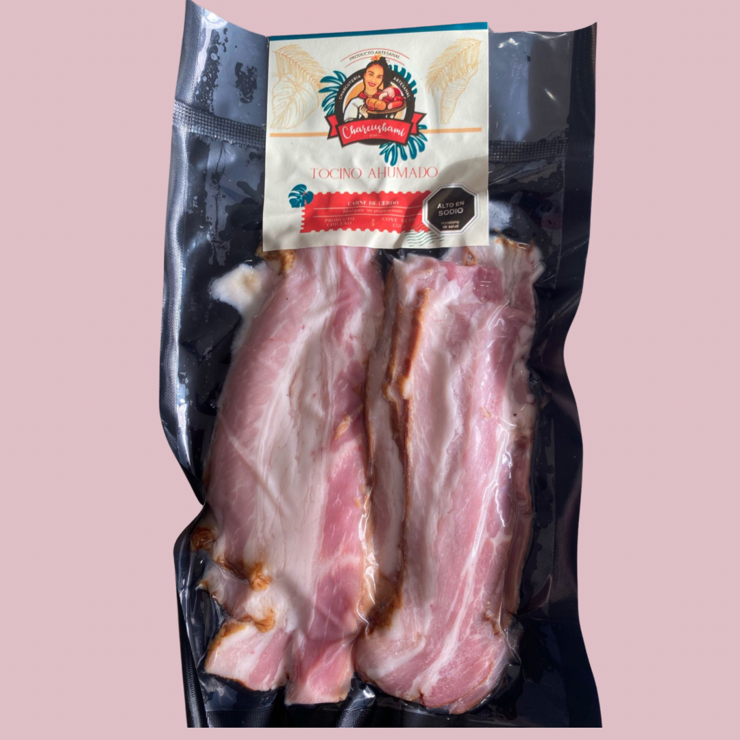 Tocino Ahumado 100% Carne de Cerdo Charcushami - 150 gr