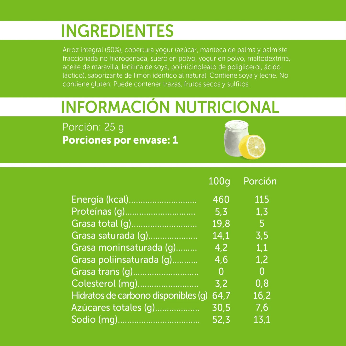 Galletas Limón y Yogurt Mizos - 25 gr