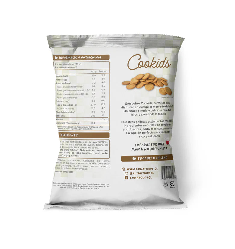 Galletas Infatiles Cookids Kuna - 30 gr