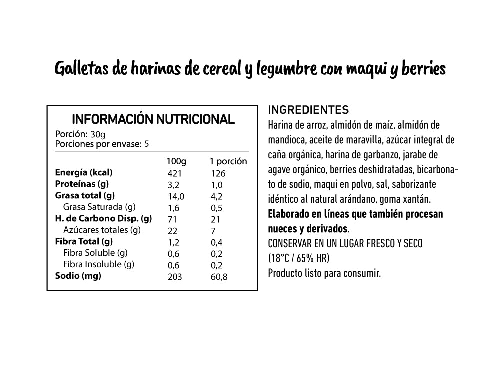 Clever Cookies Maqui Berry - 150 gr