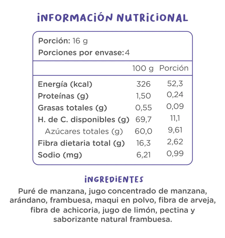Gumis Berries Kuna Foods - 16 gr