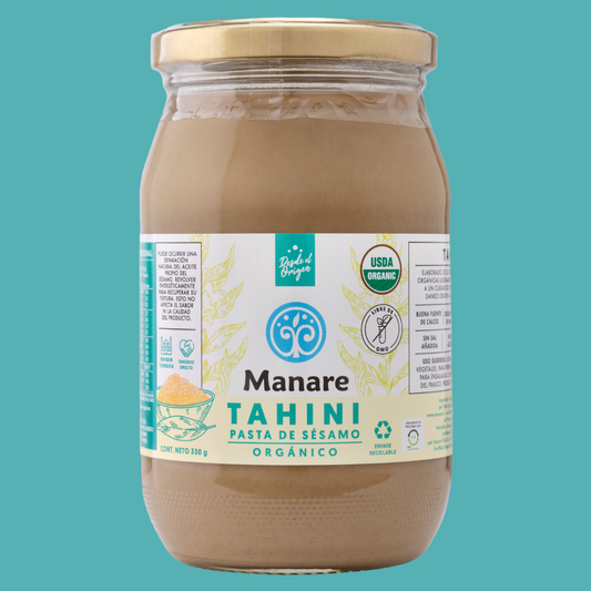 Tahini  Pasta de Sésamo Orgánico Manare - 330 gr