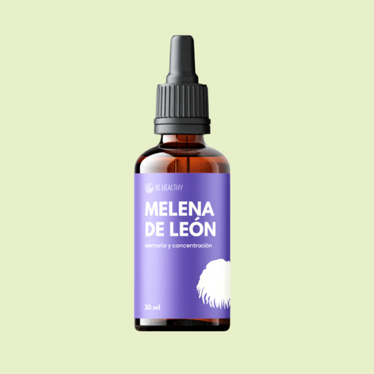Melena de León Terapia Hongos Adaptógenos Memoria & Concentración Be Healthy - 30 días