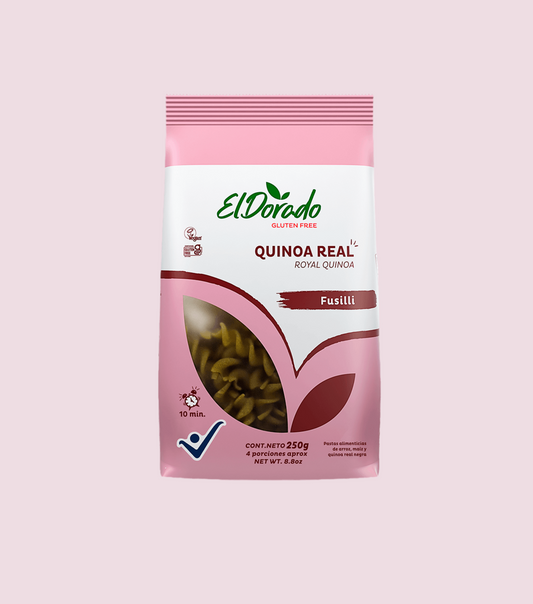 Fusilli Quinoa Real El Dorado - 250 gr