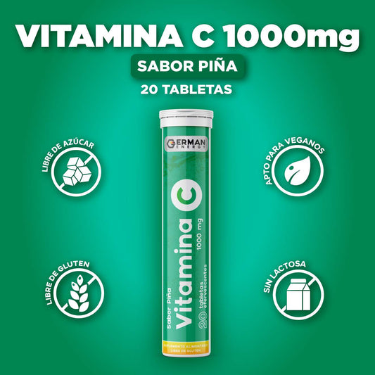 VItamina C  Sabor a Piña German Energy - 82 gr