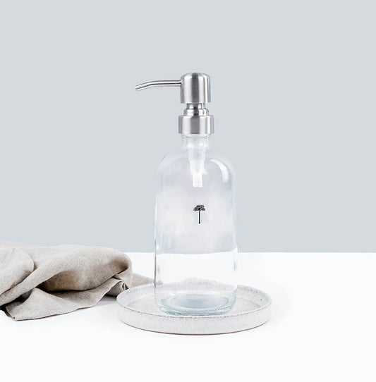 Dispensador Lavaloza Vidrio Transparente Casa Nativa - 500 ml