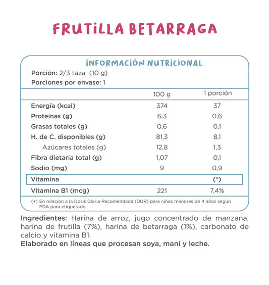 Puffs Frutilla Betarraga Kuna Foods - 50 gr