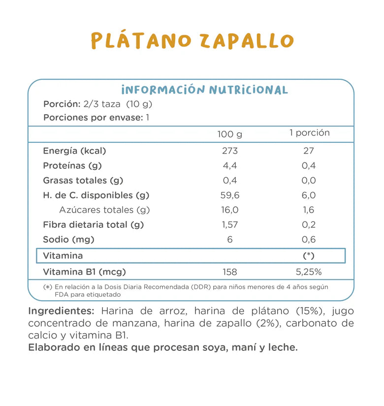 Puffs Plátano Zapallo Kuna Foods - 10 gr
