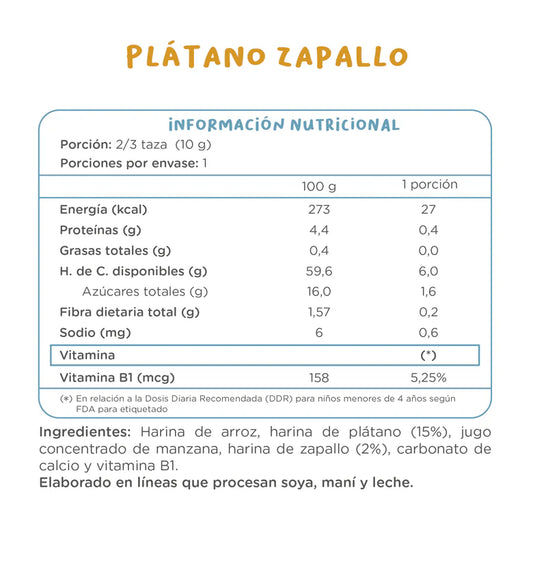 Puffs Plátano Zapallo Kuna Foods - 10 gr